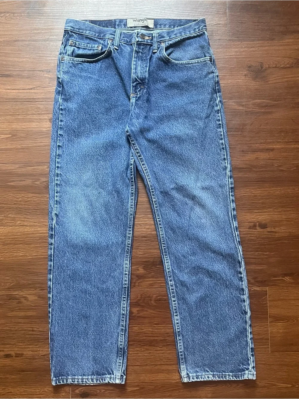 Wrangler Authentics Jeans 👖 33x30 Blue Straight Leg Denim